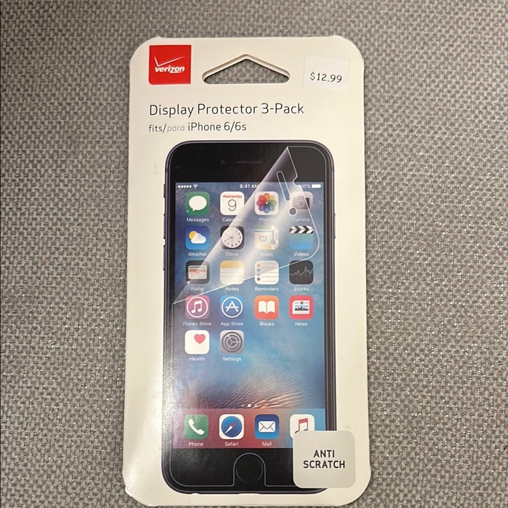 Verizon Screen Protector 3-Pack Kit for iPhone 6/6s